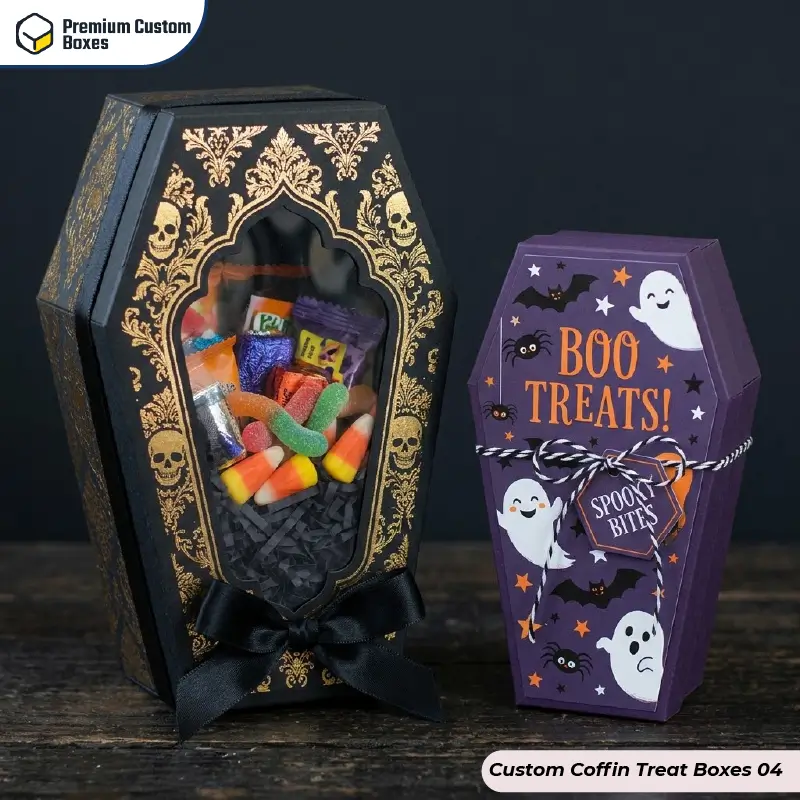Custom Coffin Treat Boxes