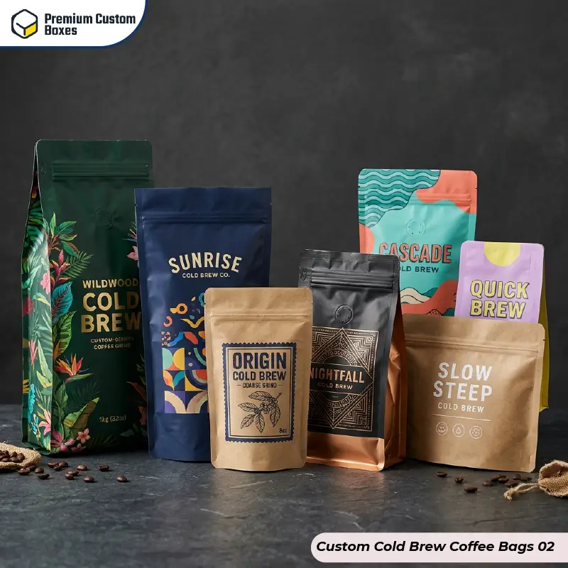 Custom Cold Brew Coffee Bags