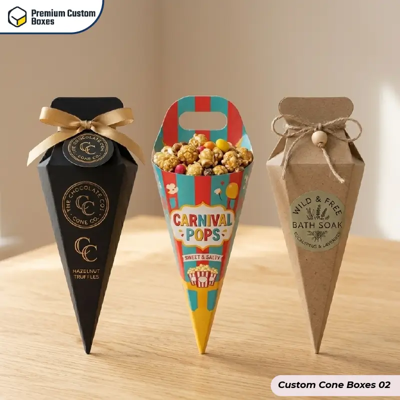 Custom Cone Boxes