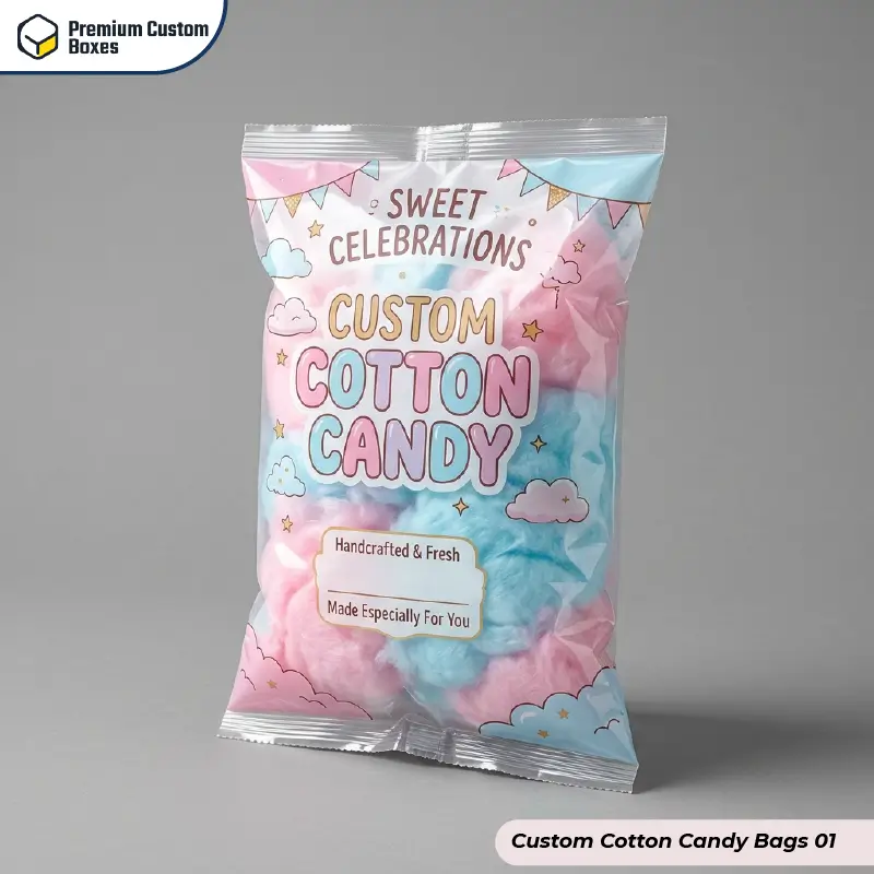 Custom Cotton Candy Bags
