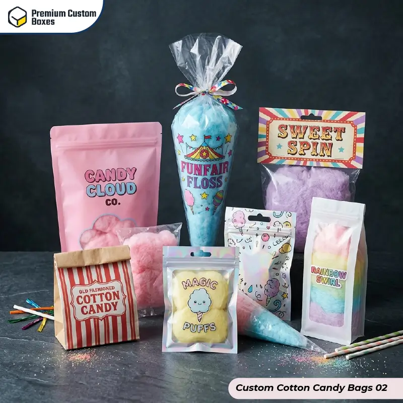 Custom Cotton Candy Bags