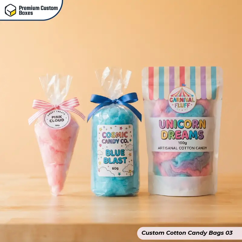 Custom Cotton Candy Bags