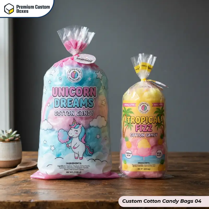 Custom Cotton Candy Bags