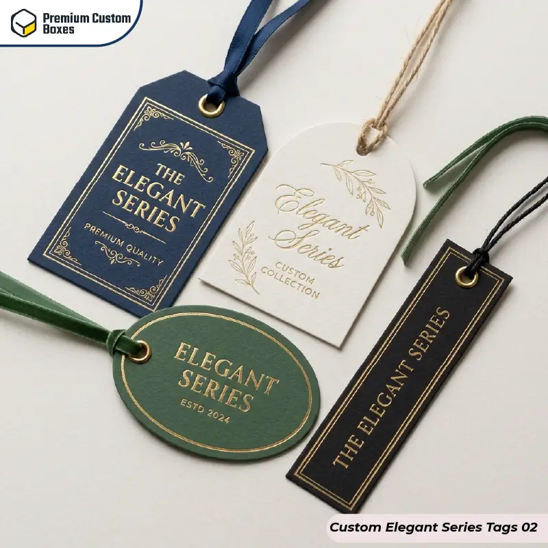 Custom Elegant Series Tags