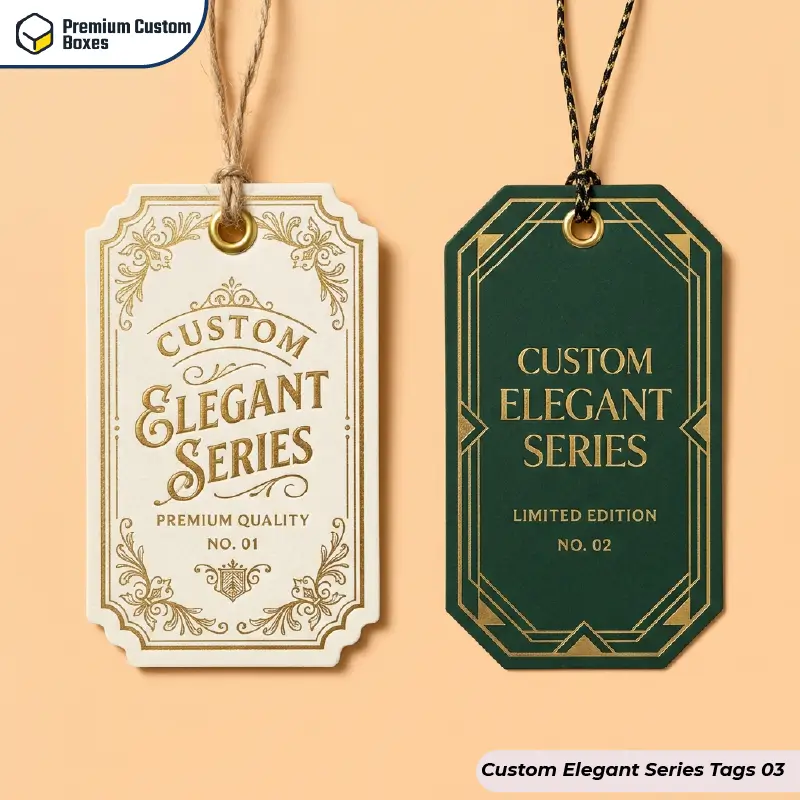 Custom Elegant Series Tags