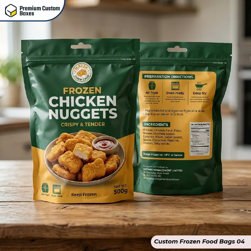 Custom Frozen Food Bags