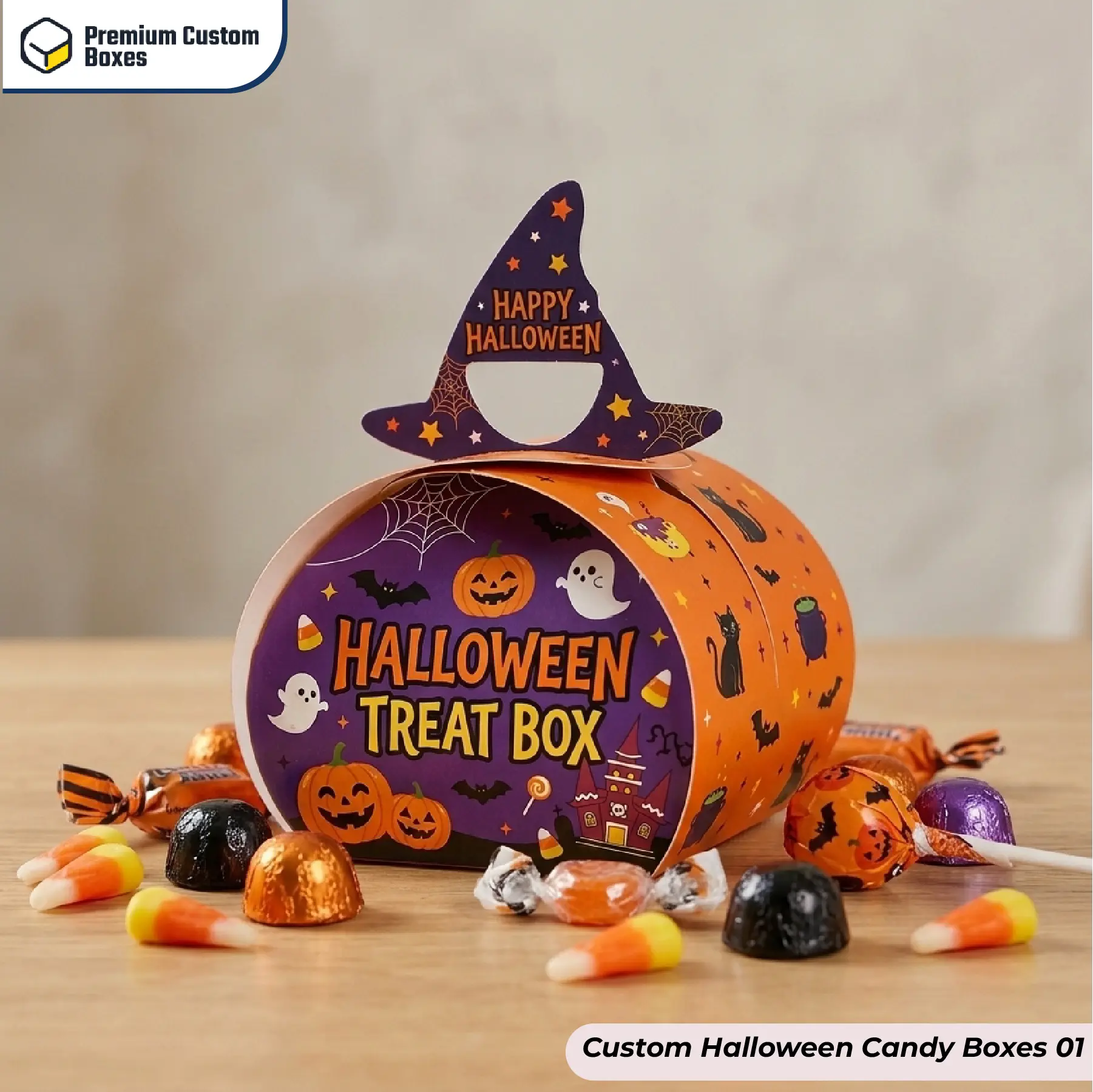 Custom Halloween Candy Boxes