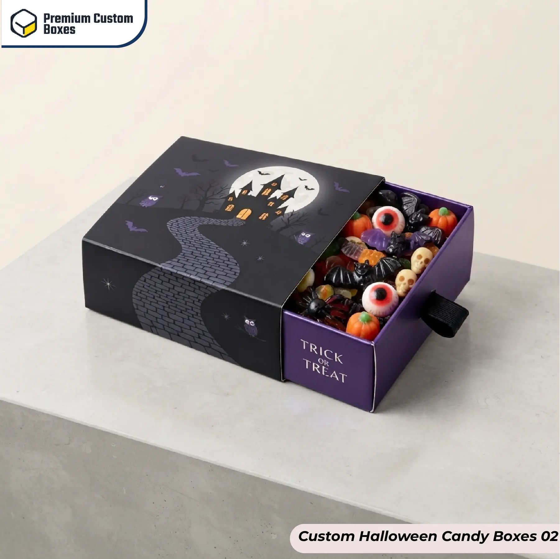 Custom Halloween Candy Boxes