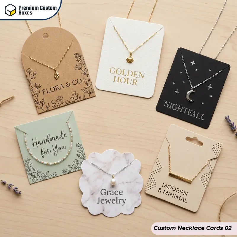 Custom Necklace Cards