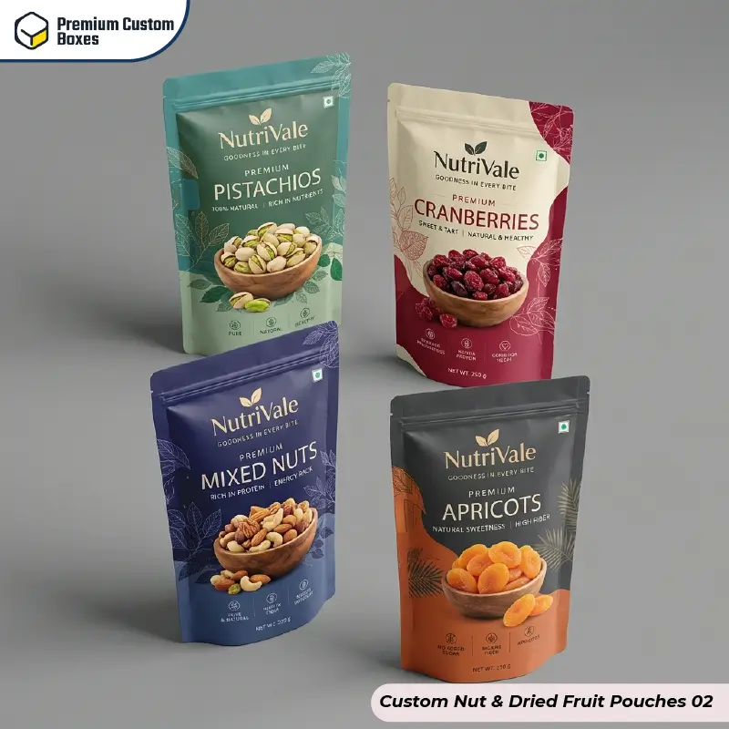 Custom Nut & Dried Fruit Pouches