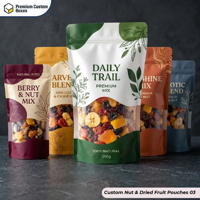 Custom Nut & Dried Fruit Pouches
