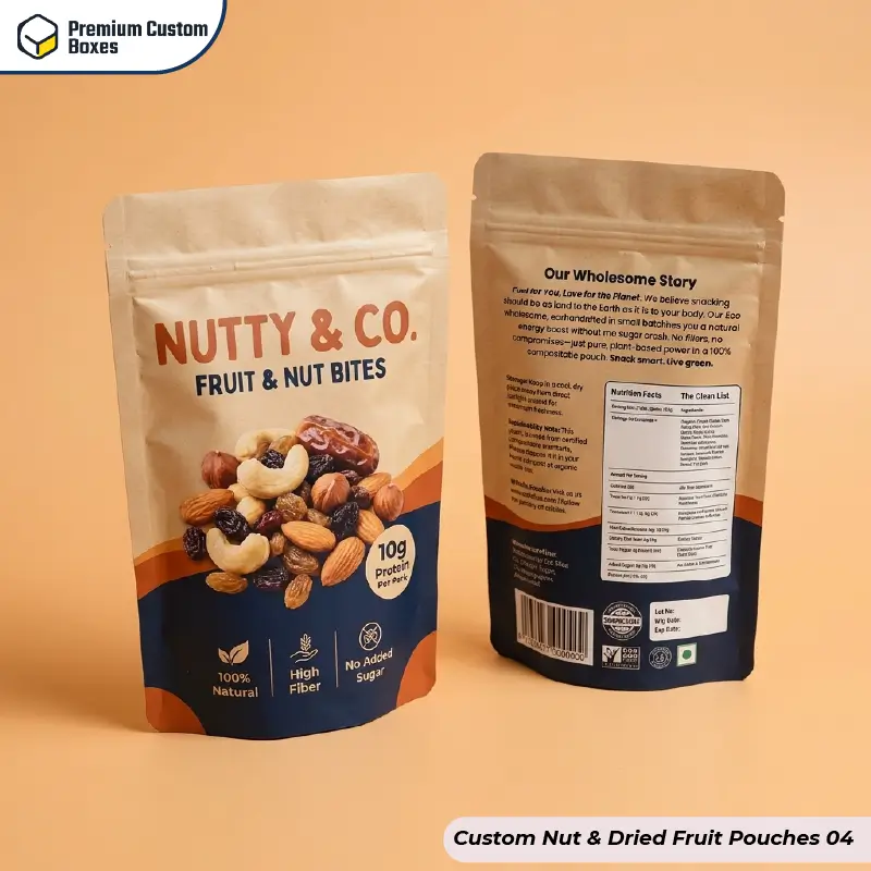 Custom Nut & Dried Fruit Pouches