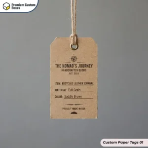 Custom Paper Tags Wholesale