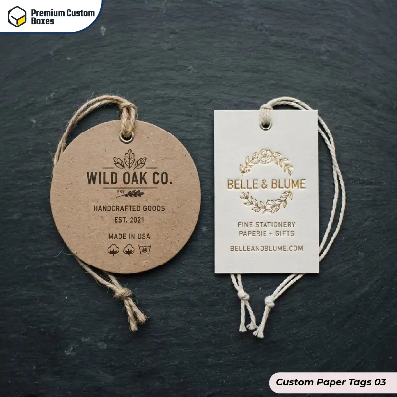 Custom Paper Tags