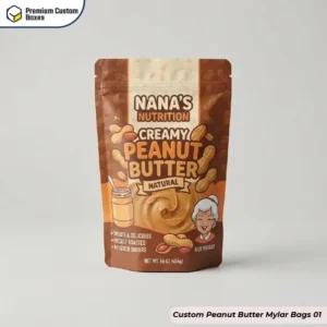 Custom Peanut Butter Mylar Bags