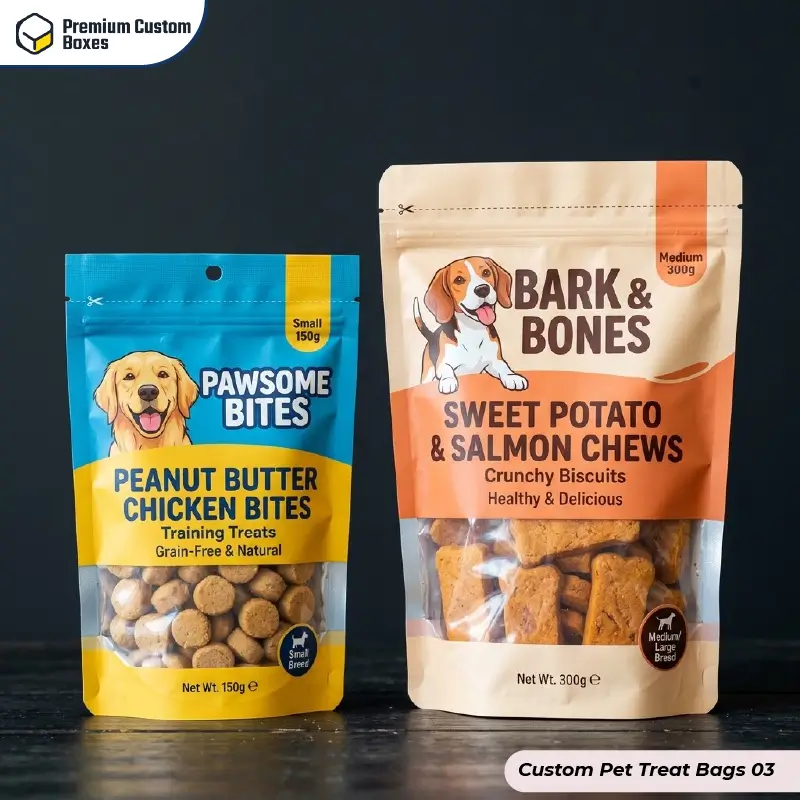 Custom Pet Treat Bags
