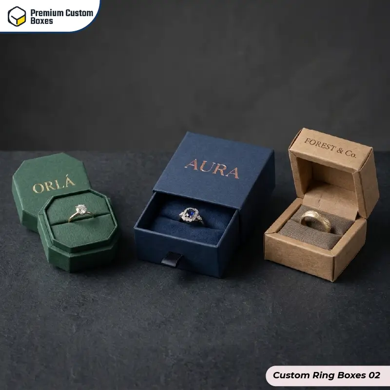 Custom Ring Boxes