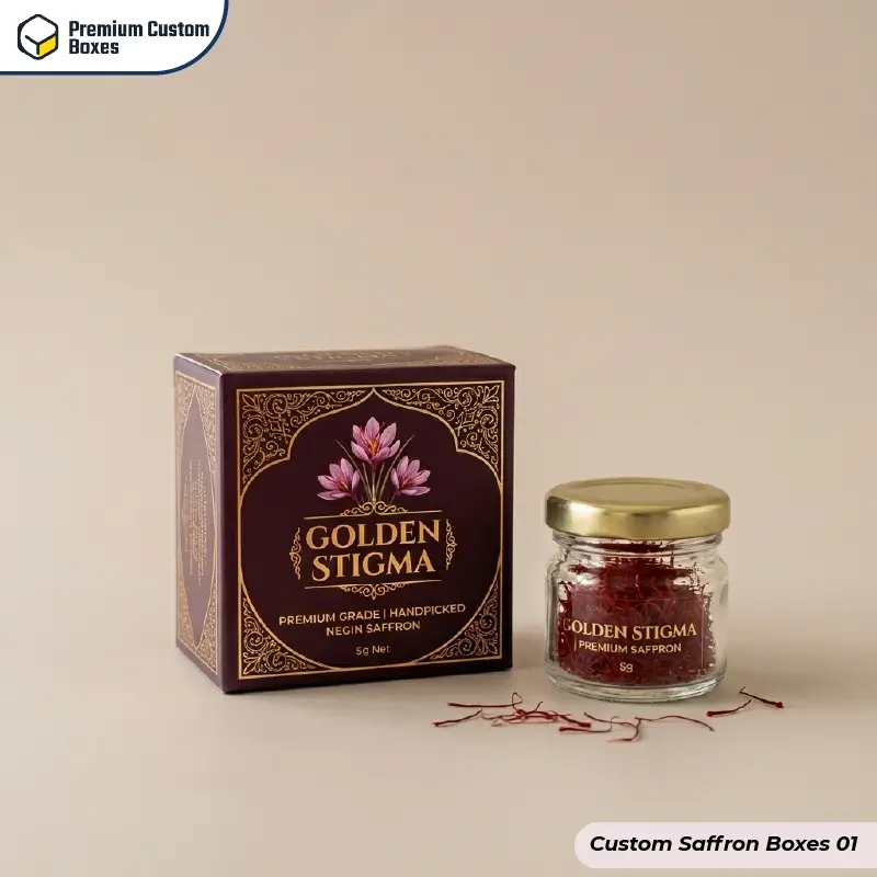 Custom Saffron Boxes