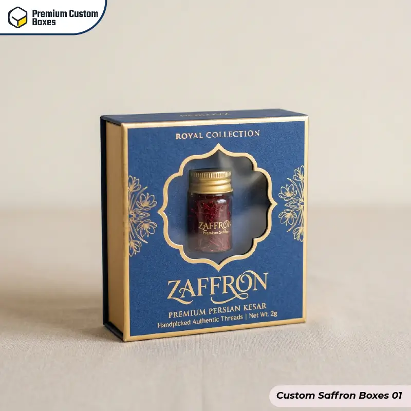 Custom Saffron Boxes