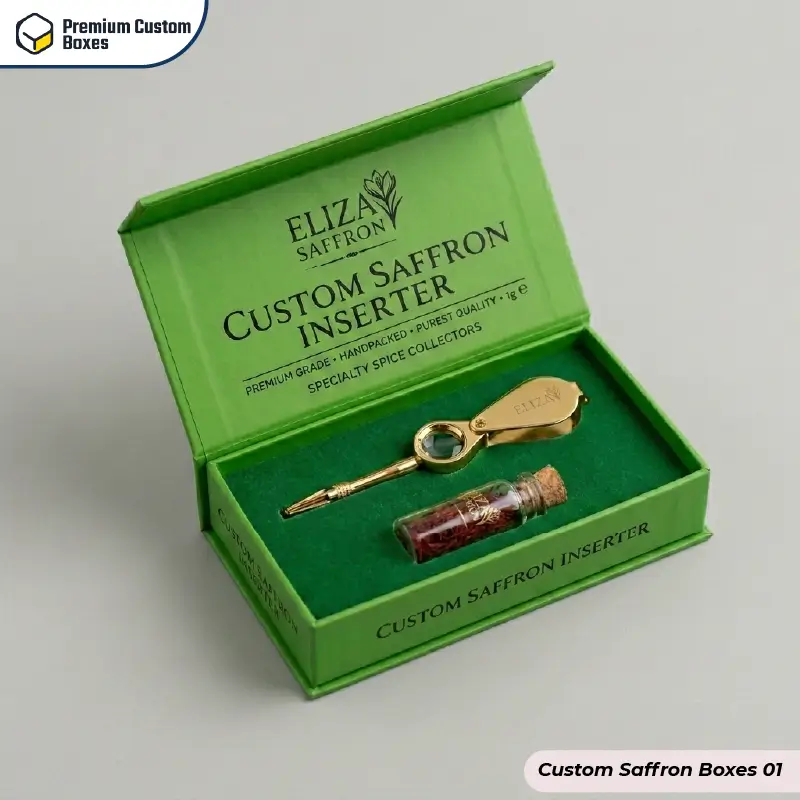 Custom Saffron Boxes