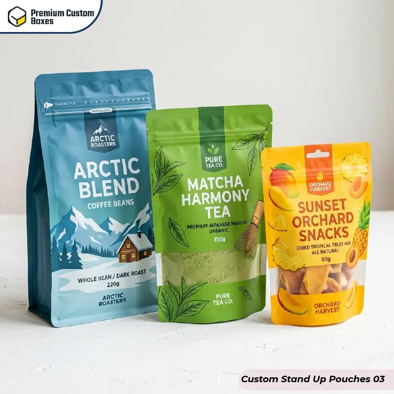 Custom Stand Up Pouches