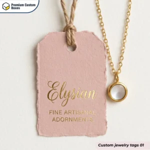 Custom jewelry tags