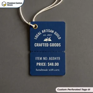 Custom Perforated Tags Wholesale