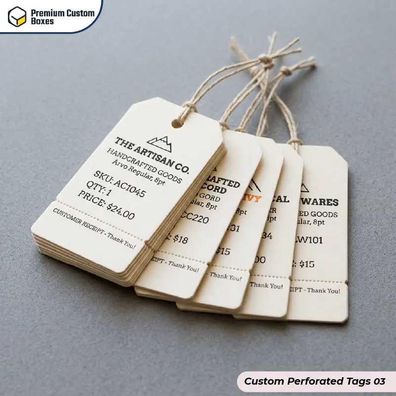 Custom Perforated Tags