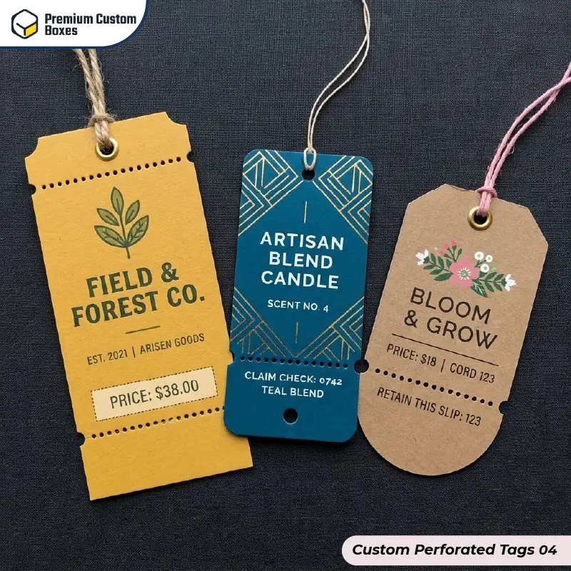 Custom Perforated Tags
